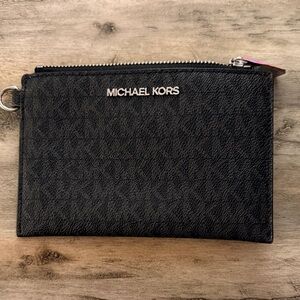 Michael Kors Charcoal Wristlet
